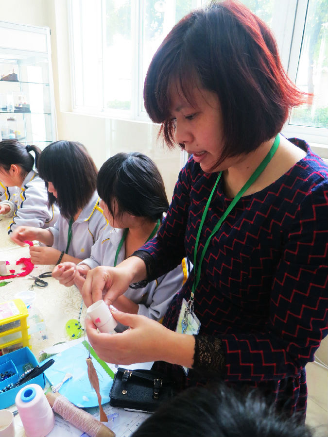 巧手社老师现场指导